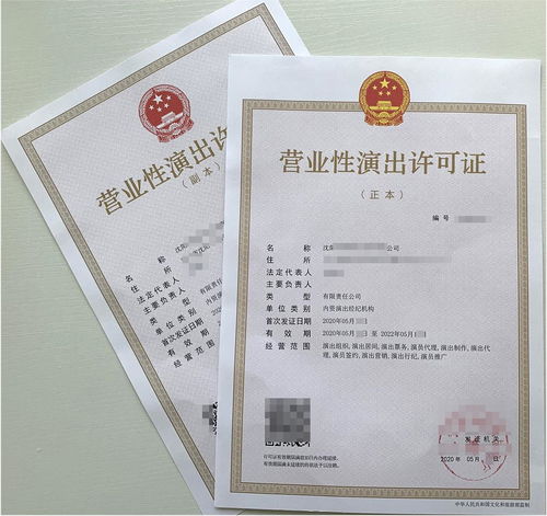 鄭州營(yíng)業(yè)性演出許可證辦理